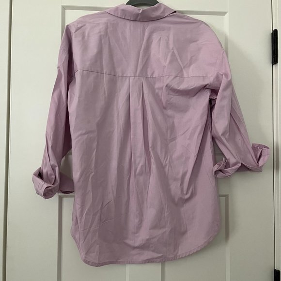 Abercrombie Oversized Poplin Button-Up Shirt - Picture 2 of 2